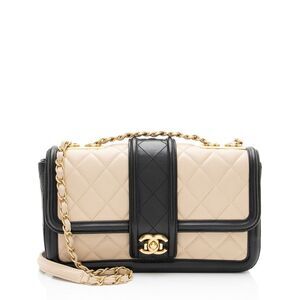 Chanel Quilted Calfskin Elegant Flap Bag